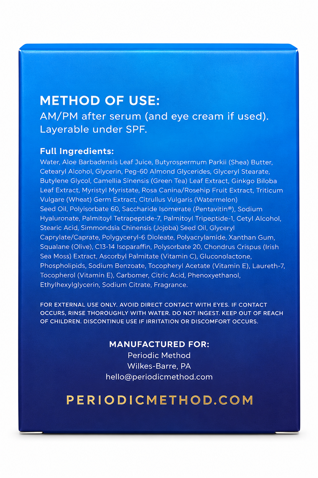 H2O Hydro-Current Daily Moisture Cream